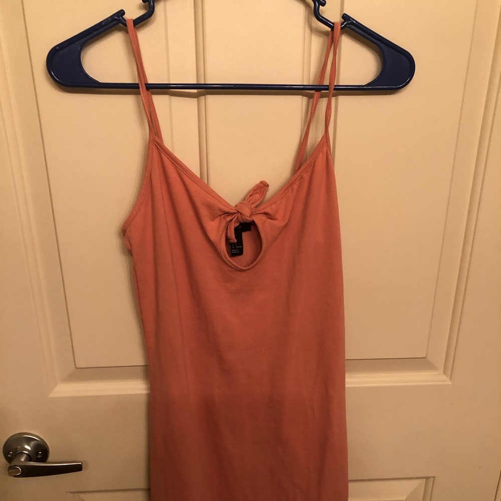 Pink mini dress
